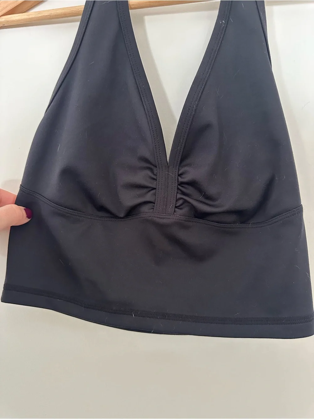 Frankie’s Bikinis Lively Halter Sports Bra Size M